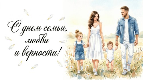 Готовый промпт №11878 для нейрофотосессии ко Дню семьи