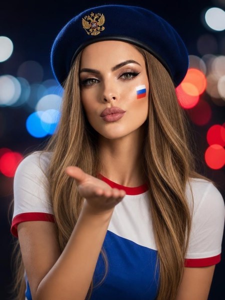 Промпт №7857 для нейрофотосессии ко Дню России