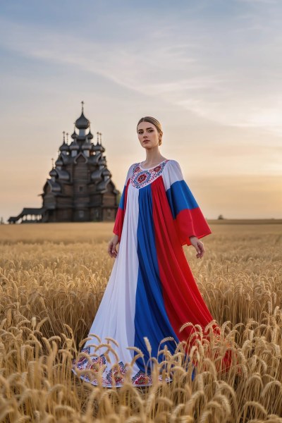 Промпт №9977 — для нейрофотосессии ко Дню России