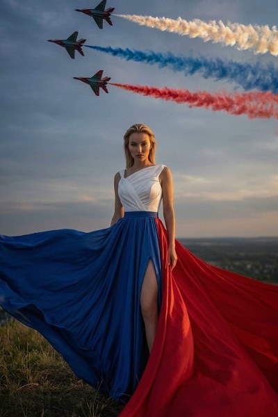 Промпт №7842 для нейрофотосессии ко Дню России