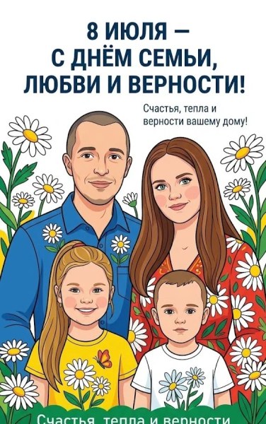 Готовый промпт №12718 для нейрофотосессии ко Дню семьи