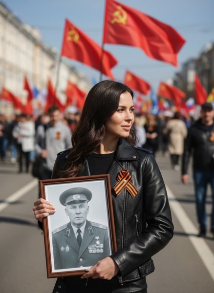 Промпт №1263 для нейрофотосессии на 9 мая